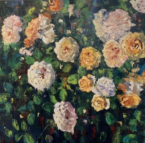 Jane McIntosh | Mary's Rose | oil | McAtamney Galllery and design Store | Geraldine NZ